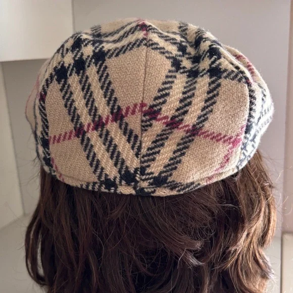 Burberry wool Nova Check cap S - Picture 6 of 12